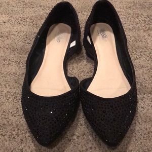 Black sparkly Mossimo flats